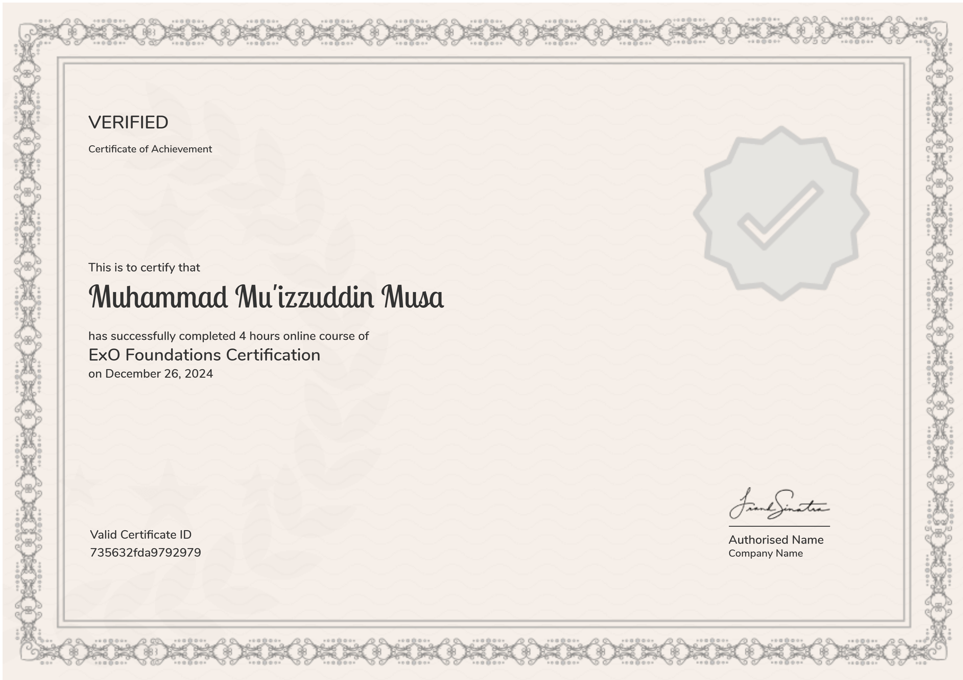 ExO Foundations Certification