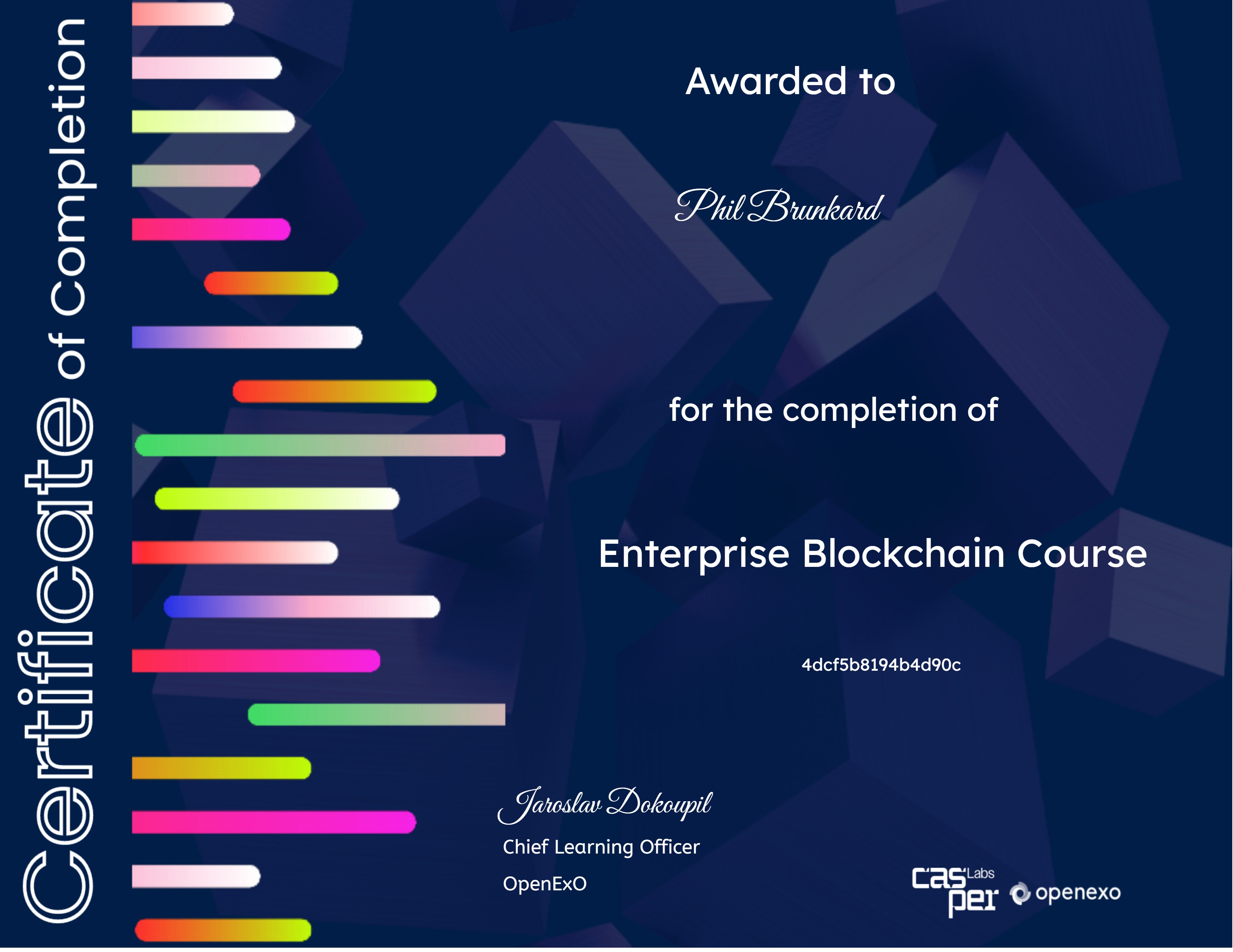 Enterprise Blockchain Course