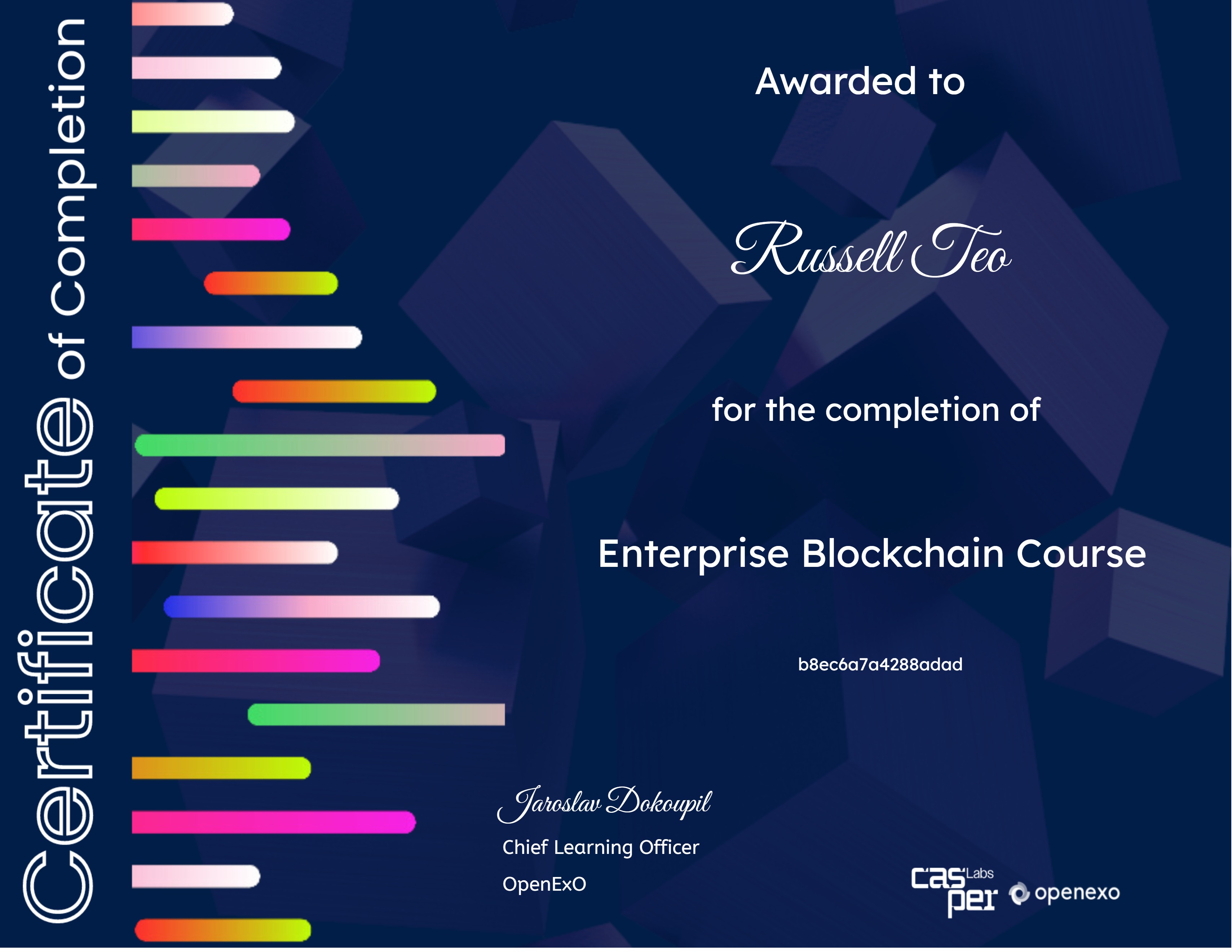 Enterprise Blockchain Course
